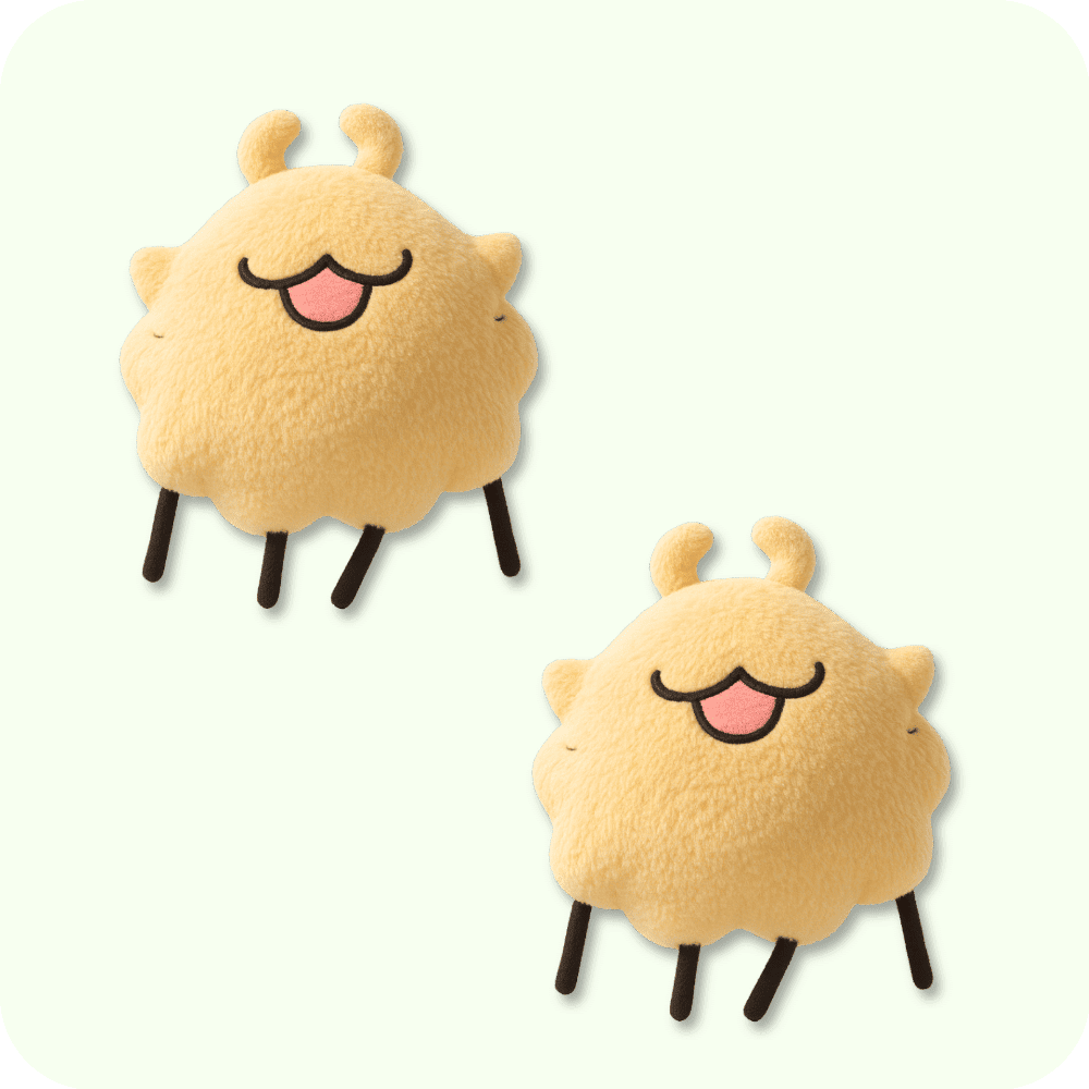 Flea Plush 2PCS Flea Plush 2PCS