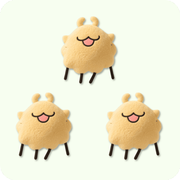 Flea Plush 3PCS